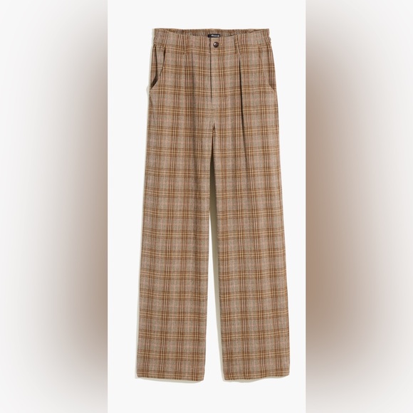 New Madewell The Neale Straight-Leg Pant in Ghent Plaid - Picture 3 of 7